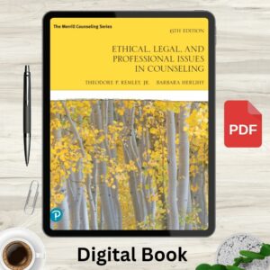 Ethical, legal, and professional issues in counseling 6th edition